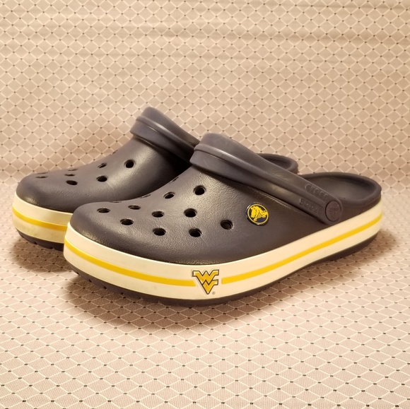 CROCS Shoes - Crocs unisex clogs West Virginia University M6/W8
